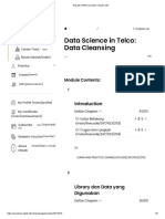 Data Science in Telco Data Cleansing