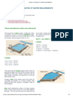 Water 2. Estimates of Water Requirements