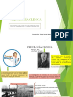 Conceptualización y Caracterización de La Psicología Clinica