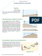 Measuring Horizontal Distances