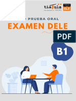 Modelo Prueba Oral Examen DELE B1