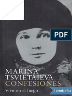 Confesiones Vivir en El Fuego - Marina Tsvietaieva