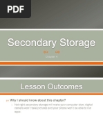 Chapter 4 - Secondary Storage