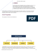 Understanding the ACID Properties in DBMS Transactions