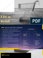 FDI in Retail: - Siddharth Shankar Paikray ERO0240651 Op Batch 83 Vijayawada