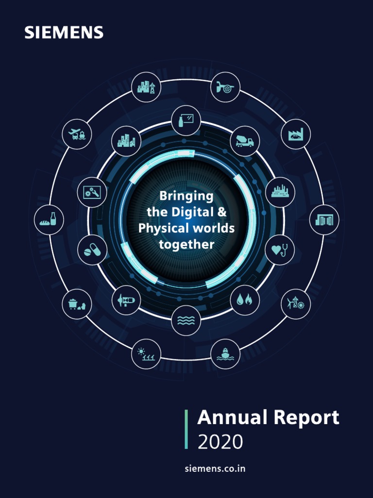Siemens Annual Report 2020 PDF Dividend Internal Control