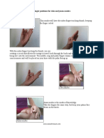 Finger Positions For Chin and Jnana Mudra
