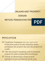05 - Metode Penilaian Aset Property - Pendekatan Pendapatan