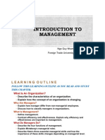 Unit 01 Introduction To Management - Handout