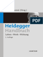 Dieter Thomä, Florian Grosser, Katrin Meyer, Hans Bernhard Schmid (Eds.) - Heidegger-Handbuch - Leben - Werk - Wirkung-J.B. Metzler (2013)