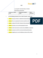 IFRS vs GAAP Accounting Standards Quiz