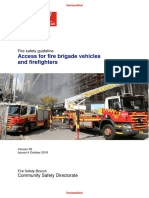 Access For Fire Brigade Vehicles and Firefighters