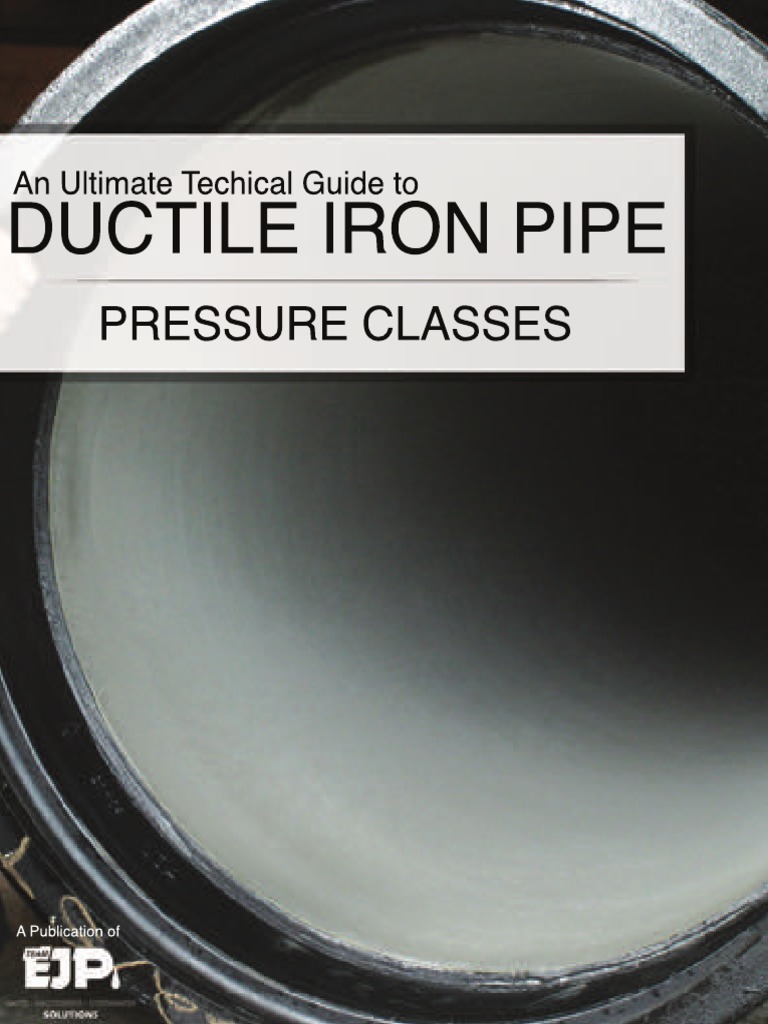 Ductile Iron Pipe Pressure Classes PDF Pipe (Fluid Conveyance