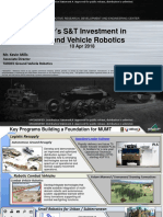 Army's S&T Investment in Ground Vehicle Robotics: Mr. Kevin Mills