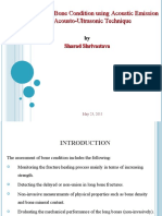 Assessment of Bone Condition Using Acoustic Emission and Acousto-Ultrasonic Technique