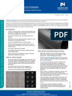 Newton 410 Geodrain: System 400 Externally Applied Drainage Membrane