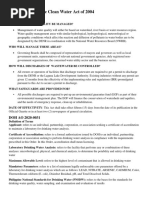 RA 9275: Philippine Clean Water Act of 2004: DOH AO 2020-0031