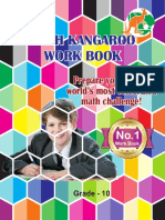Grade 10 Math Kangaroo Work Book (3) - Unlocked