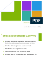 Business Activity