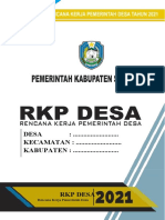 Dokumen RKP Desa Tahun 2021