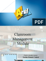 Classroom Mgmt Module