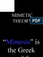 Mimetic Theory