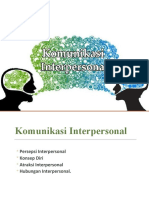Komunikasi Interpersonal (Konsep Diri-Atraksi Sosial-Hubungan Interpersonal)