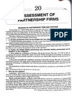 Assessment of Partnership Firm.