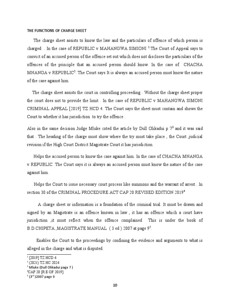 The Functions of Charge Sheet (1) Edited PDF Public Law Social Institutions