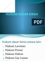 Hukum Dasar Kimia