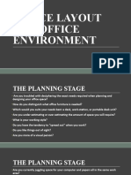 Office Layout and Office Environment