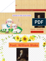 Presentation Topic:: Poet: William Blake & Poem The Lamb
