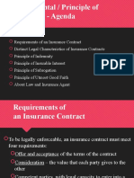 Insurance Contract Fundamentals