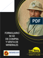 Formulario M 02 Compra Venta Minerales