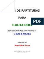 Album de Partitura Para Flauta Doce - Jorge Nobre