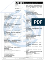 Dropper Test Paper: Biology Nugas Classes By: G.K. Nugas 'Main Market, Sector-13, HUDA, Hisar / Mob. 8529147033