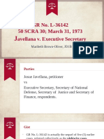 Javellana v. Executive Secretary