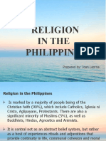 Religion in The Philippines: Prepared By: Joan Leorna