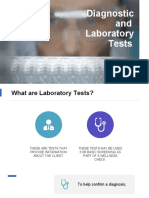 Diagnostic and Laboratory Tests