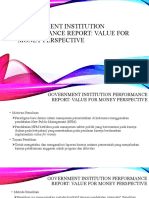 Government Institution Performance Report