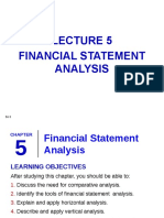 Lecture 5 - Financial Statement Analysis