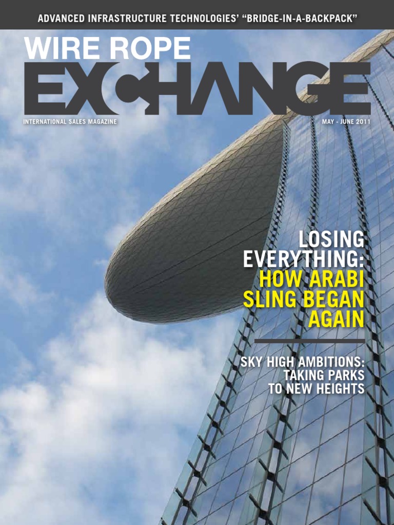 Wire Rope Exchange June 2011 | PDF | Subsea (Technology) | Crane (Machine)