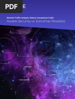 Awake Security vs. Extrahop Reveal (X) : Network Traffic Analysis: Feature Comparison Guide