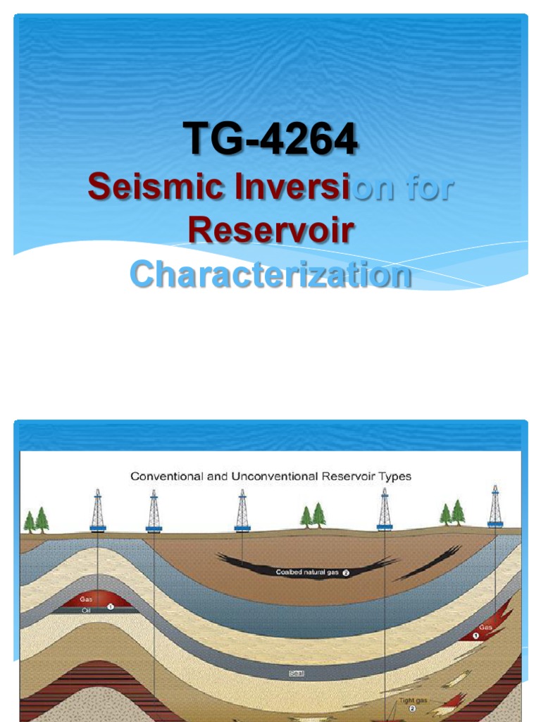 Seismic Inversion for Reservoir Analysis | PDF | Reflection Seismology ...