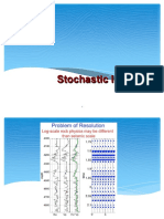Stochastic Inversion Methods for Seismic Data