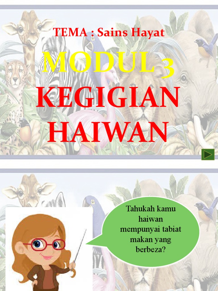 Kegigian Haiwan Pdf