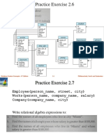 Practice Exercise 2.6: ©silberschatz, Korth and Sudarshan 3.1 Database System Concepts - 6 Edition