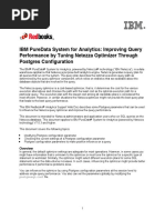 Ibm Puredata System For Analytics: Improving Query Performance by Tuning Netezza Optimizer Through Postgres Configuration