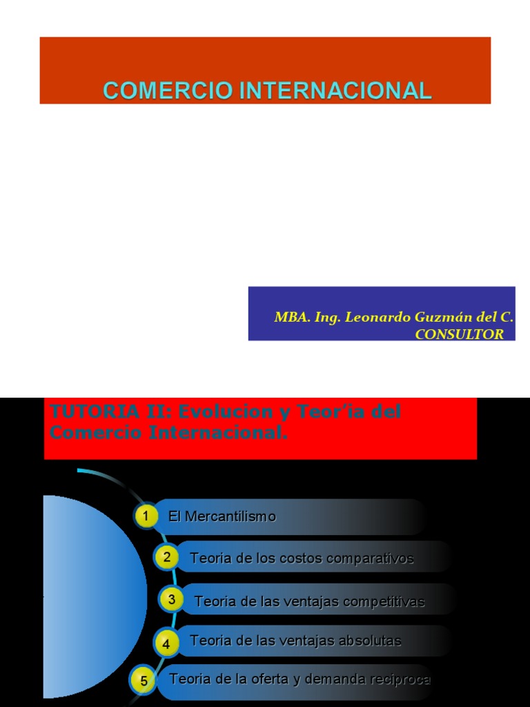 Evolucion y Teoria Del Comercio Internacional | PDF | Mercantilismo ...