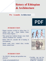 Ancient History of Ethiopian Art & Architecture: Pre-Axumite